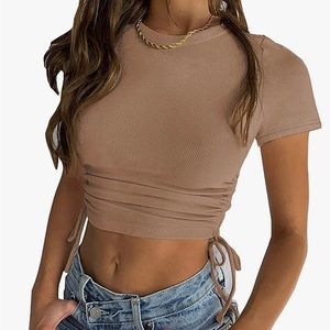 Crop Top Beige NWT